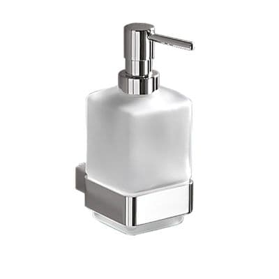 Gedy Lounge Frosted Glass Soap Dispenser Chrome 5481-13