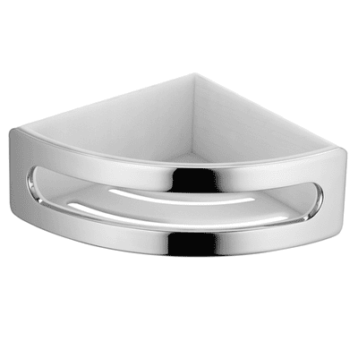 Keuco Chrome Anthracite Shower Basket  For Corner Installation 11657010001