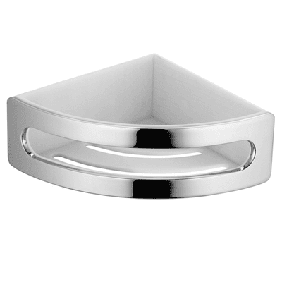 Keuco Chrome White Shower Basket  For Corner Installation 11657010000