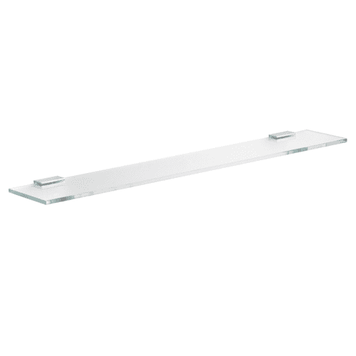 Keuco Edition 11 Shelf With Brackets 700mm Glass Brushed Black Chrome