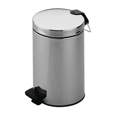 Keuco Generic Aluminium Silver Waste Bin 04988170000