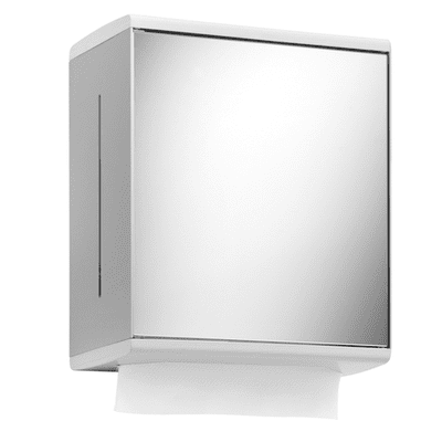 Keuco Moll Paper Towel Dispenser White Aluminium Silver 12785010100