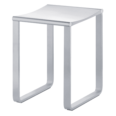 Keuco Plan Bathroom Stool Aluminium White 14982170051