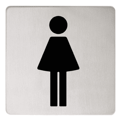 Keuco Plan Female Doorplate Chrome 14966010000