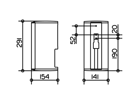 Keuco Plan Multiple Toilet Roll Dispenser For 100mm Wide Paper Chrome 14969010000