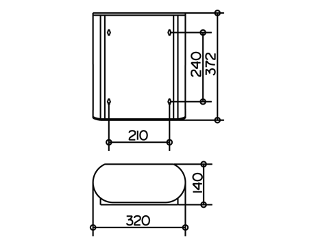 Keuco Plan Paper Towel Dispenser Chrome 14985010000