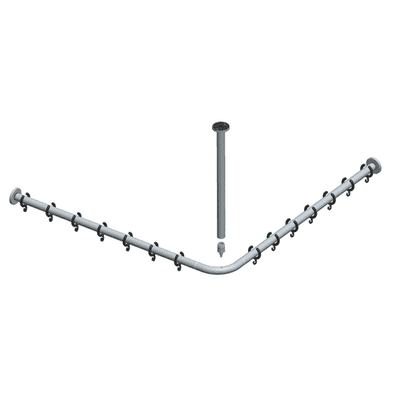 Keuco Plan Set Of Shower Stainless Steel Dark Grey 14936070800