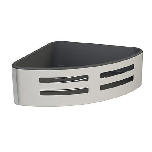 Miller Classic Chrome Corner Shower Tidy With Tray 876C