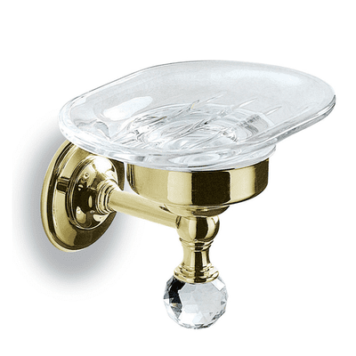 Origins Living Oriental Crystal Soap Dish, Gold MA01C-G