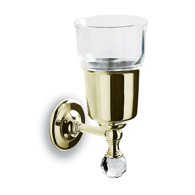 Origins Living Oriental Crystal Tumbler Holder, Gold MA02C-G