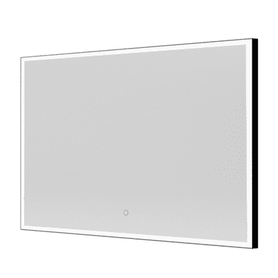 Origins Living Tate Light Mirror Black 120x70cm B008233