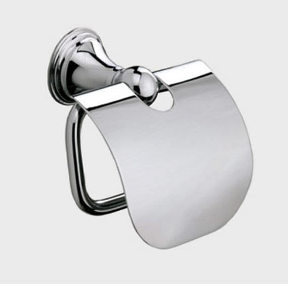 Sonia Genoa Toilet Roll Holder With Flap Chrome 107698