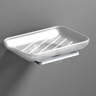 Sonia S-Cube Soap Dish Chrome 166886