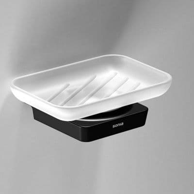 Sonia S6 Soap Dish Black 166459