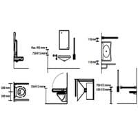 Sonia Safety Swing Bar Brushed Stainless Steel 090563