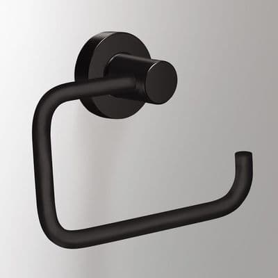 Sonia Tecno Project Black Open Toilet Roll Holder 176779