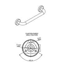 Sonia Tecno Project Grab Rail Chrome 37cm - 052943