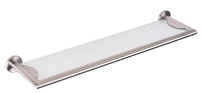 Urban Steel Frosted Glass Shelf Chrome-PZ10P