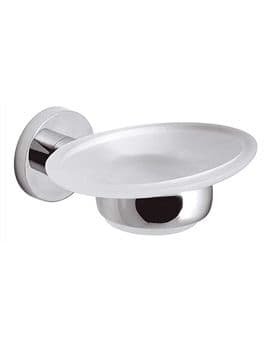 Vado Elements Frosted Glass Soap Dish and Holder - ELE-182-C/P