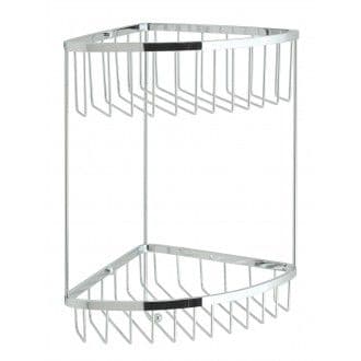 Vado Large Double Triangular Corner Basket - BAS-2004-C/P