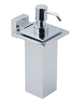 Vado Level/Shama/Square Glass Soap Dispenser - LEV-182B-C/P