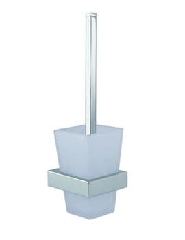 Vado Shama Toilet Brush and Glass Holder - SHA-188-C/P