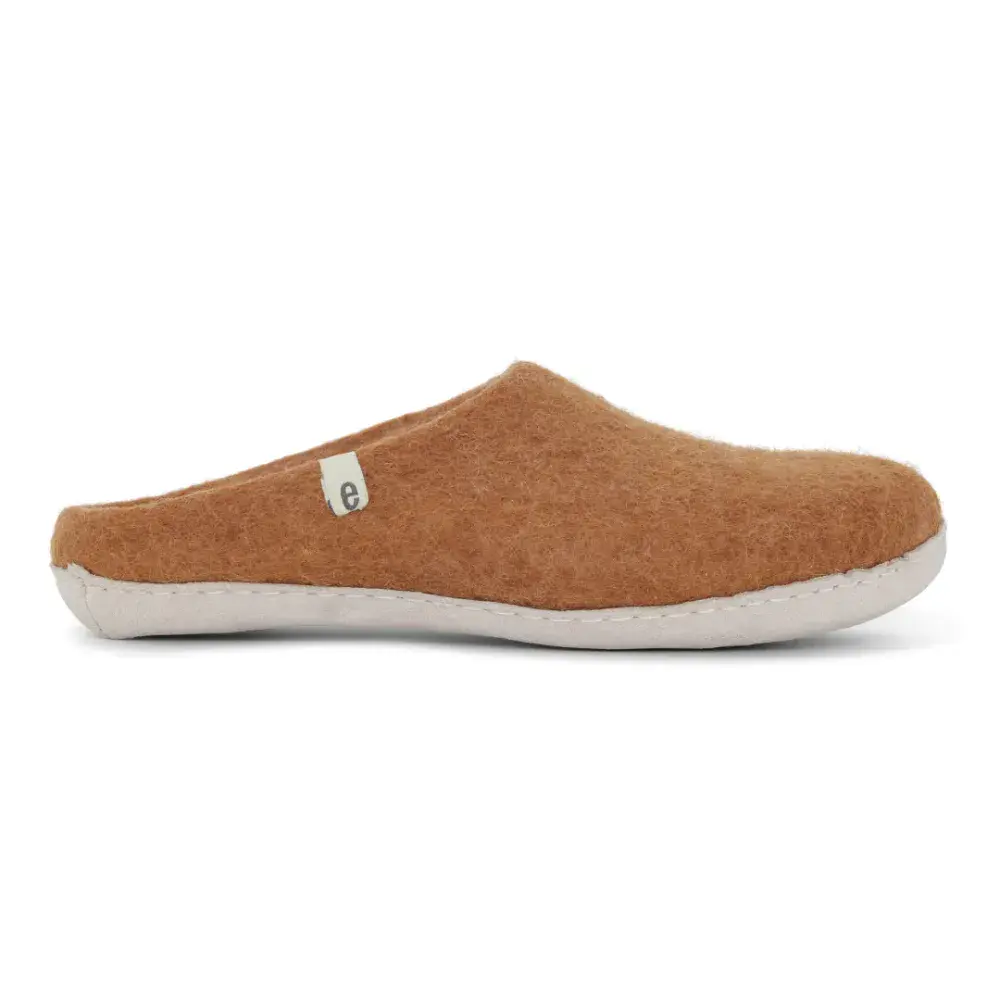 Men s Wool Slippers - Chestnut