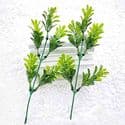 Artificial leaves, Plastic and wires, 2 , 19cm Plastic flowers, [ST1401A]