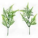 Artificial leaves, Plastic and wires, 2 , 25cm Plastic flowers, [ST1403A]