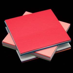 Assorted colours, 7cm x 7cm, 180 sheets, (Papers not perfectly square - sold at a discount), (KY694)