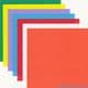 Assorted solids medium, 6 inch [15 cm]; square, 10 sheets, [c40]