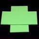 Both side colour origami, green, 5cm x 10cm, 30 sheets, [KY626]