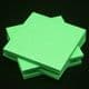 Both side colour origami, green, 6.5cm x 6.5cm, 200 sheets, (Papers not perfectly square - sold at a discount), [KY681]