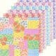 Bothside pattern colour, 6 inch (15 cm) square, 68 sheets, (ok876)