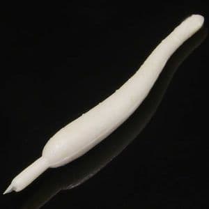 Calla flower stamen, Plastic, white, 6.5cm x 0.7cm, 10 pieces, [ST895]