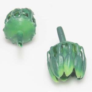 Chrysanthemum flower stamen, Plastic, green, 2cm x 2cm x 3cm [approximate], 10 pieces, [ST882]