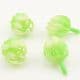 Chrysanthemum flower stamen, Plastic, Light green, 2cm x 3cm, 5 pieces, (ST577)