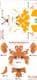 Dog craft,15cm square, 8 sheet, (C276)