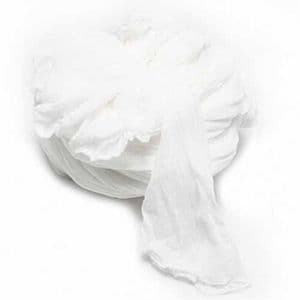 Extra long nylon, Single colour, white, Stretched Size 2.5m x 25cm [approx], 1 piece, [SWW0924]