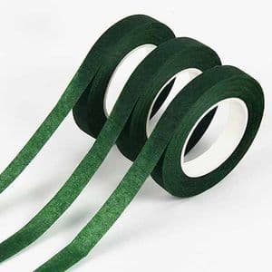 Florist tape, Paper, Dark green, 29m x 1.2cm, 3 pieces, (FT28)