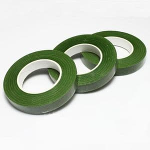 Florist tape, Paper, green, 29m x 1.2cm, 3 pieces, (FT32)