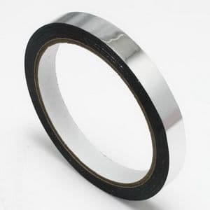 Florist tape, Plastic, Silver colour, 50m x 1.2cm (approximate), (FT24)
