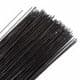 Florist wires, black, 50 pieces, Length 80cm, Diameter 0.4mm (approximate), Gauge 26, (TS126)