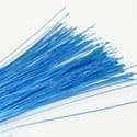 Florist wires, blue, 20 pieces, Length 80cm, Diameter 0.8mm (approximate), Gauge 20, (TS102)