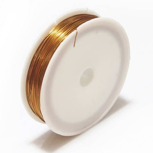 Florist wires brown Length 40m Diameter 0 5mm approximate Gauge 24 TS181