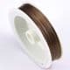 Florist wires, brown, Length 50m, Diameter 0.37mm, Gauge 27, [TS140]