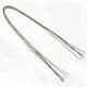 Florist wires, Dark green, 10 pieces, Length 60cm, Diameter 0.46mm [approximate], Gauge 24, [TS208]