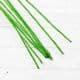 Florist wires, green, 10 pieces, Length 40cm, Diameter 0.5mm [approximate], Gauge 24, [TS247]