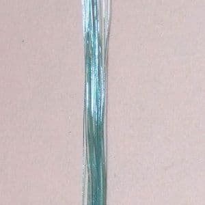 Florist wires, Light blue, 20 pieces, Length 80cm, Diameter 0.6mm (approximate), Gauge 22, (TS054)