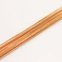 Florist wires, orange, 20 pieces, Length 80cm, Diameter 0.8mm (approximate), Gauge 20, (TS088)